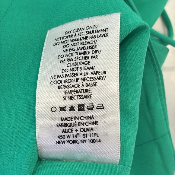 Alice + Olivia Green Flutter Sleeve Crop Tank 12 - Picture 10 of 10